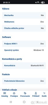Herný notebook Lenovo - 3