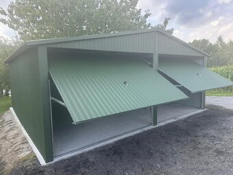 Plechová garáž 6x5 m - 3