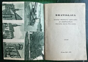 Obrázkový sprievodca Bratislava 1949 za 30EUR - 3