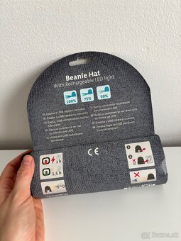 Zimná čiapka so svetlom - 3