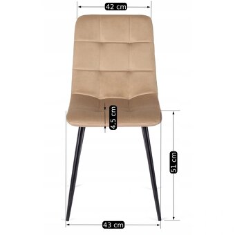 Stolička béžová - 3