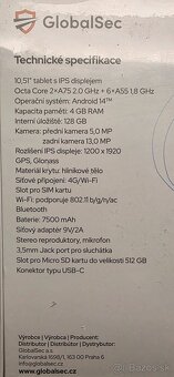 Tablet GlobalSec 10,5" - 3