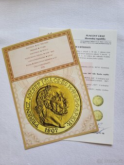 Zlatá 100 koruna FJI, 2017/1907, "korunovačná", novorazba - 3