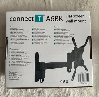 Držiak Connect IT A6BK pre LCD obrazovky - 3