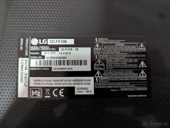LG 32LF510B – 32" LED TV (na opravu alebo diely) - 3