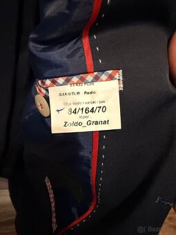 Pánsky chlapčenský oblek garnitex - 3