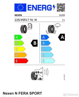 Nexen N-Fera Sport 225/45/R17 91w - 3