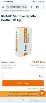 KNAUF Sadrové lepidlo Perlfix, 30 kg - 3