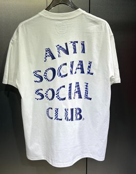Anti Social Social Club tričko (modre/ružové) - 3