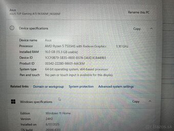 Asus Tuf A15 - 3