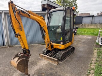 Minibager JCB 8018 rok výroby: 2006, nastaviteľný podvozok, - 3