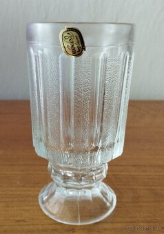 Sklenené retro poháre - "Grogovky" Bohemia Glass - 3