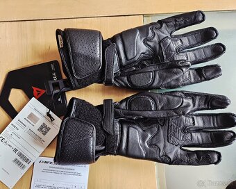 🧤 Dainese Impeto – kožené rukavice, čierne, XL – nové - 3