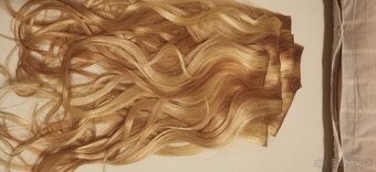 Predám 100 ľudské vlasy clip-in - 3