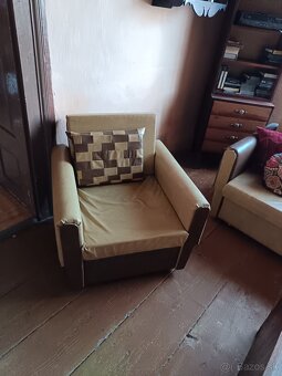 Retro gauč +kreslá - 3