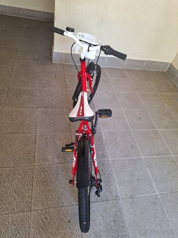 Predám detský bicykel 20kola Ctm cerveny - 3