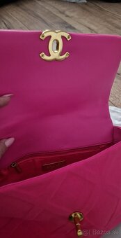 Nová luxusná CHANEL crossbody fuchsia jahňacia koža - 3
