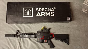 Predám m4 specna arms SA-B02 aj s príslušenstvom - 3