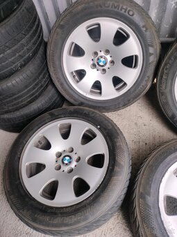 4ks 130€ alu disky orig. BMW 5x120 R17 245/55 r17 - 3
