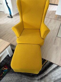 Kreslo usiak +taburetka - 3