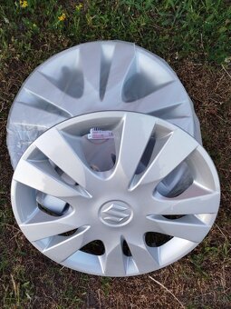 Ozdobné kryty kolies (puklice) 14“, originály, pre Suzuki - 3