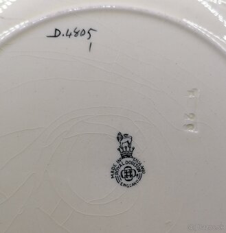 Royal Dulton, tanierik, porcelán - 3
