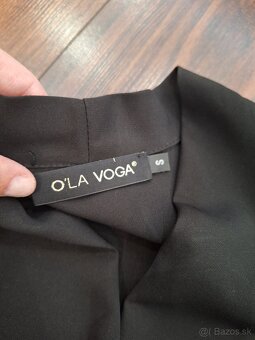 Ola VOGA čierna prekladaná bluzka - 3