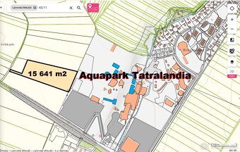 Stavebná parcela susediaca s Aquaparkom Tatralandia - 3