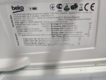 Chladnička s Mraznickou Beko 145cm - 3