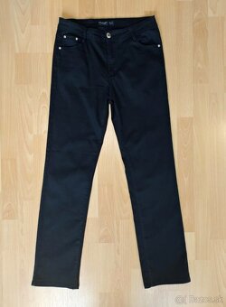 Dámske čierne nohavice/rifle/džínsy (Moon Girl) - 3