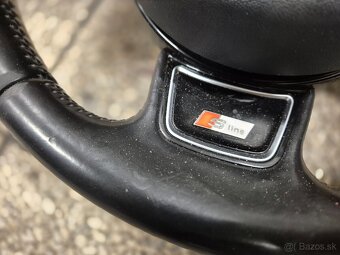 Predám trojramenny volant S-line pre Audi - VÝBORNÝ STAV - - 3