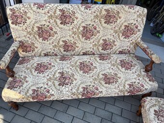 Starožitná sedacia súprava - 3