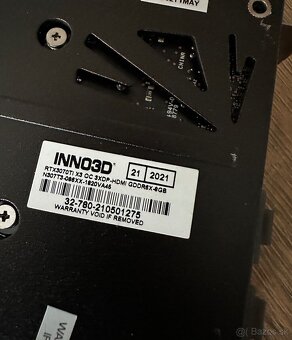 ✅ 8GB NVIDIA RTX 3070 Ti Inno3D X3 OC + Záruka 🔄 - 3