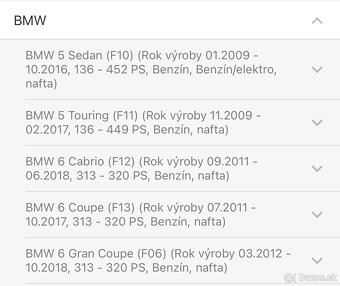 Predné tlmiče SACHS pre BMW rady 5 a 6 (bez xdrive) - 3