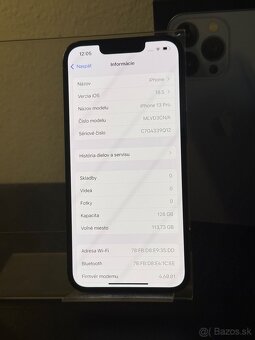 Predám Apple iPhone 13 PRO 128GB Blue Stav Nového Telefónu - 3