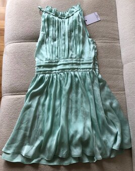 Nové bledozelené spoločenské šaty Little Mistress Petite, M - 3