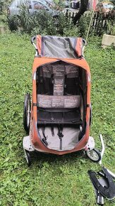 VÝRAZNÁ ZĽAVA Chariot Corsaire 2 cyklovozík pre 2 deti - 3