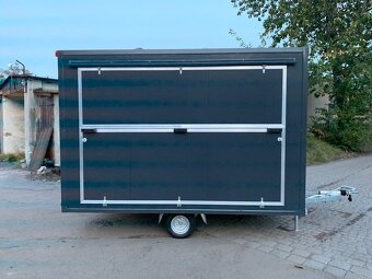 Food truck pojazdný bufet, predajňa gastro príves - 3