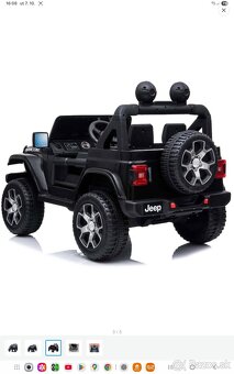 Predam el. Jeep Wrangler Rubicon 4x4 pre dve deti s dial.ovl - 3