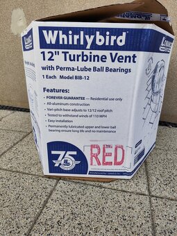 ventilačná rotačná turbína - 3