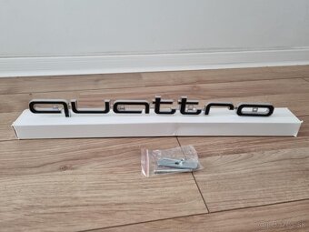 Audi QUATTRO NAPIS OZNACENIE LOGO DO MASKY - 3