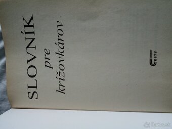 Slovník pre krížovkárov - 3