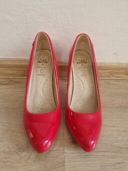 Lodičky LA Maria - Malinovo červená - 3