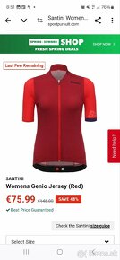 Damsky cyklisticky dres Santini M - 3