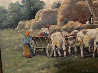 starý obraz Gyorgy Nemeth - 3