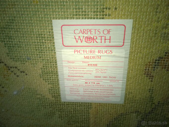 Veľký gobelín s masívným dreveným rámom - 3