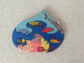 Drevené puzzle, skladačka, BAJO - 3