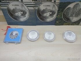 strieborné mince SK koruna proof bk - 3