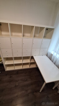 IKEA 5x5 zostava so stolom KALAX LINNMON - 3