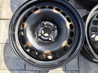 4x100 r15 plechové disky Opel 6Jx15ET39 - 3